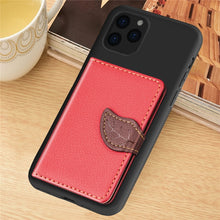 Load image into Gallery viewer, For iPhone XI 2019 Litchi Pattern Card Bag Wallet Bracket + TPU Phone Case with Card Slot Wallet Bracket Function, For iPhone 11 Pro
