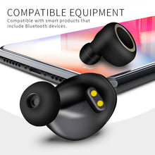 Load image into Gallery viewer, TWS-A1 Bluetooth Headset 5.0 True Wireless Mini Invisible Sports Running Music Earphones With Charging Box Mic