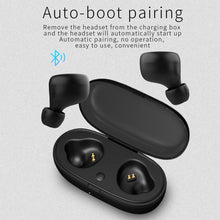 Load image into Gallery viewer, TWS-A1 Bluetooth Headset 5.0 True Wireless Mini Invisible Sports Running Music Earphones With Charging Box Mic
