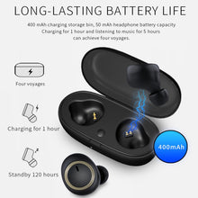 Load image into Gallery viewer, TWS-A1 Bluetooth Headset 5.0 True Wireless Mini Invisible Sports Running Music Earphones With Charging Box Mic