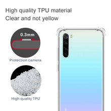 Load image into Gallery viewer, For Xiaomi Redmi Note 8 Four-Corner Anti-Drop Ultra-Thin Transparent TPU Phone Case