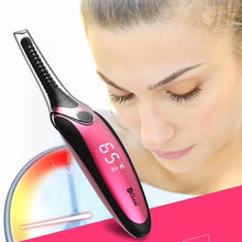 Load image into Gallery viewer, Duosi DY-102 Portable Pen Style Heated Long-Lasting Electric Ironing   Eyelash Curler USB Rechargeable Electric Heated Makeup   Curling Clip