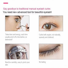 Load image into Gallery viewer, Duosi DY-102 Portable Pen Style Heated Long-Lasting Electric Ironing   Eyelash Curler USB Rechargeable Electric Heated Makeup   Curling Clip