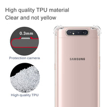 Load image into Gallery viewer, For Samsung Galaxy A80 / A90 Four-Corner Anti-Drop Ultra-Thin Transparent TPU Phone Case