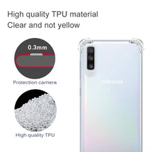 Load image into Gallery viewer, For Galaxy A50 Four-Corner Anti-Drop Ultra-Thin Transparent TPU Phone Case
