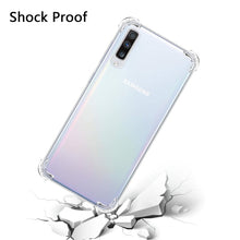 Load image into Gallery viewer, For Galaxy A50 Four-Corner Anti-Drop Ultra-Thin Transparent TPU Phone Case