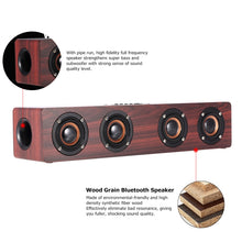 Load image into Gallery viewer, W8 Bluetooth 4.2 Speaker Four Louderspeakers Super Bass Subwoofer with Mic 3.5mm Support TF Card