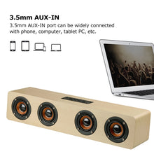 Load image into Gallery viewer, W8 Bluetooth 4.2 Speaker Four Louderspeakers Super Bass Subwoofer with Mic 3.5mm Support TF Card