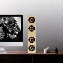 Load image into Gallery viewer, W8 Bluetooth 4.2 Speaker Four Louderspeakers Super Bass Subwoofer with Mic 3.5mm Support TF Card