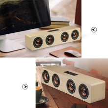 Load image into Gallery viewer, W8 Bluetooth 4.2 Speaker Four Louderspeakers Super Bass Subwoofer with Mic 3.5mm Support TF Card