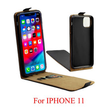 Load image into Gallery viewer, Business Style Vertical Flip TPU Leather Case  with Card Slot, For iPhone11