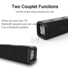 Load image into Gallery viewer, T9 Wireless Bluetooth 4.2 Speaker 10W Portable Sound Box FM Digital Radio 3D Surround Stereo, Support Handsfree &amp; TF &amp; AUX