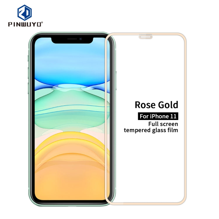 PINWUYO 9H 2.5D Full Screen Tempered Glass Film, For iPhone 11 Pro, For iPhone 11