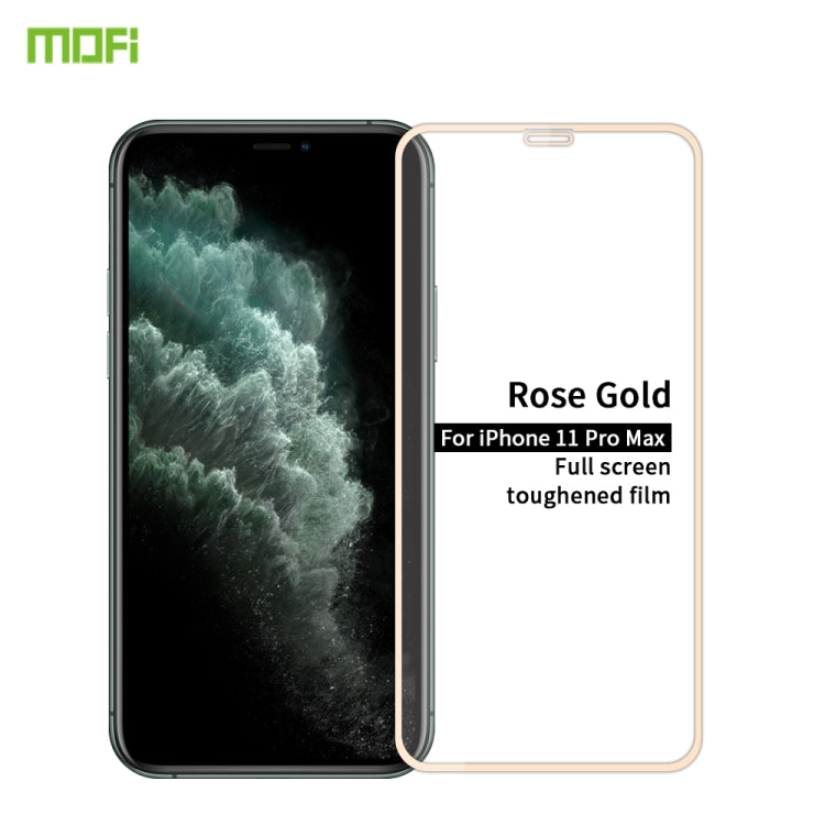 For iPhone 11 Pro Max   MOFI 9H 2.5D Full Screen Tempered Glass Film, For iPhone 11 Pro Max