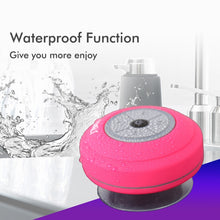 Load image into Gallery viewer, BTS-08 Wireless Bluetooth Speaker Waterproof Led FM Radio Subwoofer Bluetooth Column TF Card Suction Cup Mini Shower Speaker