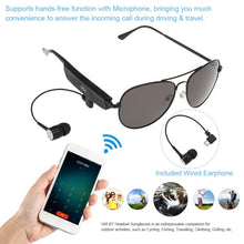Load image into Gallery viewer, Y88 Wireless Earphone Bluetooth Headset Sunglasses Music Headphones Smart Glasses Earbud Hands-free with Mic