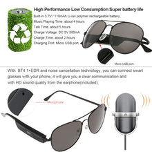 Load image into Gallery viewer, Y88 Wireless Earphone Bluetooth Headset Sunglasses Music Headphones Smart Glasses Earbud Hands-free with Mic