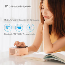 Load image into Gallery viewer, X10 Atomic Bluetooth Speakers Retro Vinyl Player Desktop Wireless Creative Multifunction Mini Stereo Speakers, X10