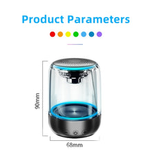 Load image into Gallery viewer, C7 Bluetooth 5.0 Speaker Transparent LED Luminous Subwoofer TWS 6D Surround HIFI Stereo Cool Audio, C7