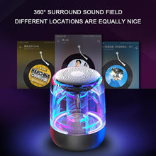 Load image into Gallery viewer, C7 Bluetooth 5.0 Speaker Transparent LED Luminous Subwoofer TWS 6D Surround HIFI Stereo Cool Audio, C7