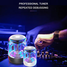 Load image into Gallery viewer, C7 Bluetooth 5.0 Speaker Transparent LED Luminous Subwoofer TWS 6D Surround HIFI Stereo Cool Audio, C7
