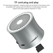 Load image into Gallery viewer, EWA A104 Bluetooth Speaker MP3 Player Portable Speaker Metallic USB Input MP3 Player Stereo Multimedia Speaker