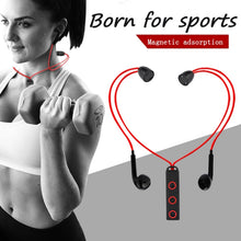 Load image into Gallery viewer, BT313 Magnetic Earbuds Sport Wireless Headphone Handsfree bluetooth HD Stereo Bass Headsets with Mic