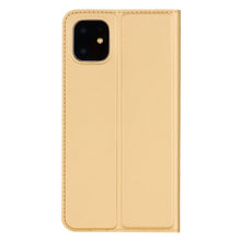 Load image into Gallery viewer, For iPhone 11 Pro  Ultra-thin Voltage Plain Magnetic Suction Card Is Suitable TPU+PU Mobile Phone Jacket with Chuck and Bracket., For iPhone 11 Pro
