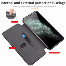 Load image into Gallery viewer, For iPhone 11 Pro Max TPU+PU Integrated Voltage Magnetic Card Holder Retro Leather Case, For iPhone 11 Pro Max