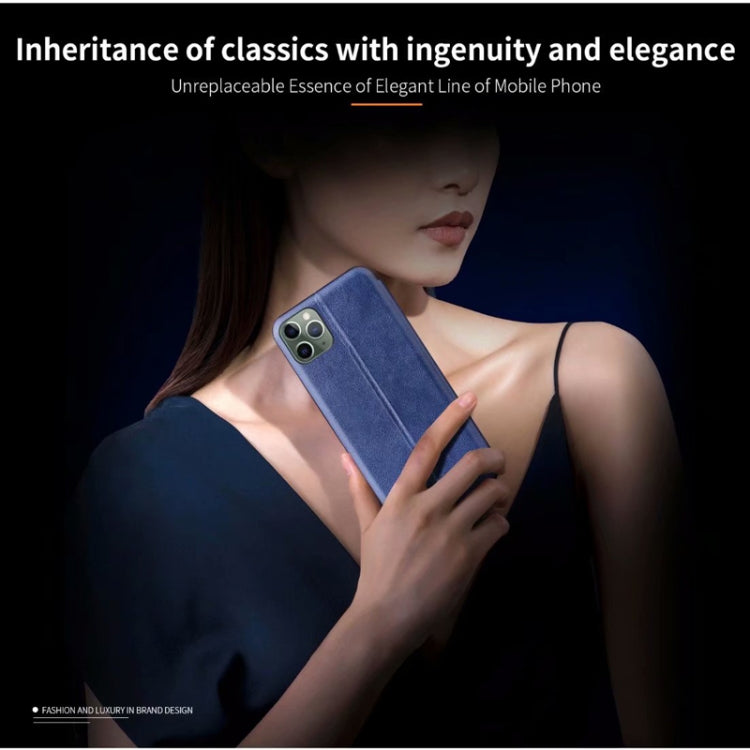For iPhone 11 Pro Max TPU+PU Integrated Voltage Magnetic Card Holder Retro Leather Case, For iPhone 11 Pro Max