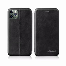 Load image into Gallery viewer, For iPhone 11 Pro Max TPU+PU Integrated Voltage Magnetic Card Holder Retro Leather Case, For iPhone 11 Pro Max