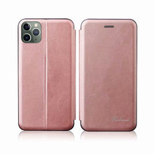 Load image into Gallery viewer, For iPhone 11 Pro Max TPU+PU Integrated Voltage Magnetic Card Holder Retro Leather Case, For iPhone 11 Pro Max