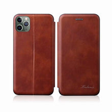 Load image into Gallery viewer, For iPhone 11 Pro Max TPU+PU Integrated Voltage Magnetic Card Holder Retro Leather Case, For iPhone 11 Pro Max