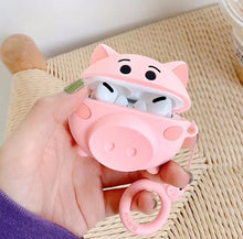 Load image into Gallery viewer, For Apple AirPods Pro Stereo Pig Bluetooth Headphone Protective Case