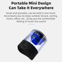 Load image into Gallery viewer, Fineblue MK-22 TWS Magnetic Absorption Bluetooth Speaker With LED Light Speaker