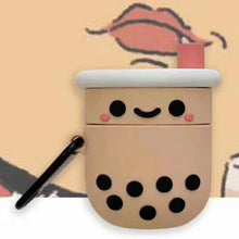 Load image into Gallery viewer, For Apple AirPods 1/2 Generation Universal Pearl Milk Tea Bluetooth Headphone Protective Case