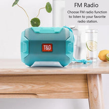 Load image into Gallery viewer, T&amp;G TG162 LED Stereo Portable Bluetooth Speaker Mini Wireless Speaker Subwoofer