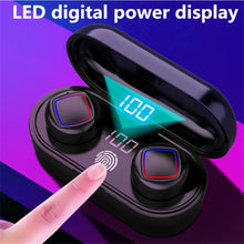 Load image into Gallery viewer, TWS Fingerprint Touch Bluetooth Headset LED Battery Display With Charging Bin