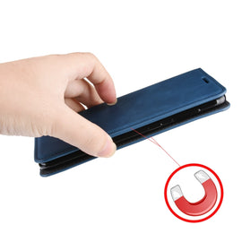 For iPhone 11 Pro Max   Retro-skin Business Magnetic Suction Leather Case with Purse-Bracket-Chuck, For iPhone 11 Pro Max