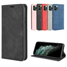 Load image into Gallery viewer, For iPhone 11 Pro Max   Retro-skin Business Magnetic Suction Leather Case with Purse-Bracket-Chuck, For iPhone 11 Pro Max