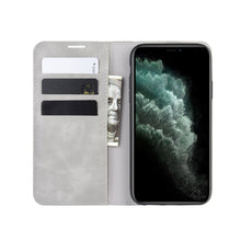 Load image into Gallery viewer, For iPhone 11 Pro Max   Retro-skin Business Magnetic Suction Leather Case with Purse-Bracket-Chuck, For iPhone 11 Pro Max