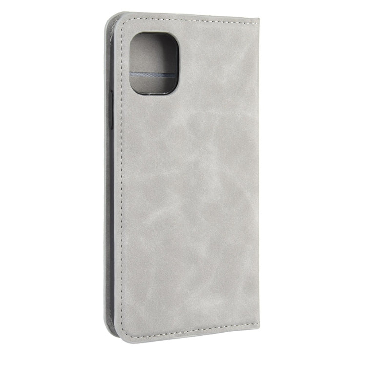 For iPhone 11 Pro Max   Retro-skin Business Magnetic Suction Leather Case with Purse-Bracket-Chuck, For iPhone 11 Pro Max
