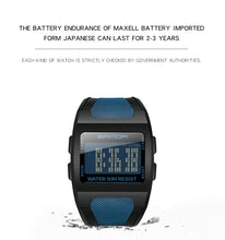 Load image into Gallery viewer, SANDA 222 Men Sports Outdoor Mountaineering Digital Electronic Watch Square Multi functional Waterproof Watch
