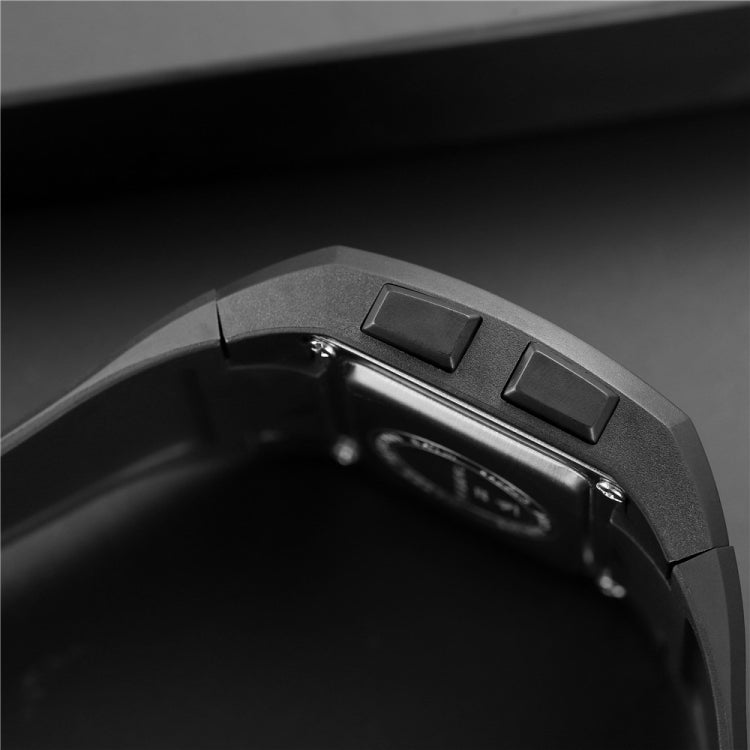 SANDA 222 Men Sports Outdoor Mountaineering Digital Electronic Watch Square Multi functional Waterproof Watch