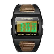 Load image into Gallery viewer, SANDA 222 Men Sports Outdoor Mountaineering Digital Electronic Watch Square Multi functional Waterproof Watch