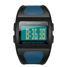 Load image into Gallery viewer, SANDA 222 Men Sports Outdoor Mountaineering Digital Electronic Watch Square Multi functional Waterproof Watch