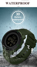 Load image into Gallery viewer, SANDA 361 Fashionable Night Light Sports Children Electronic Watch Multi Functional Personality Night Light Men Waterproof Watch