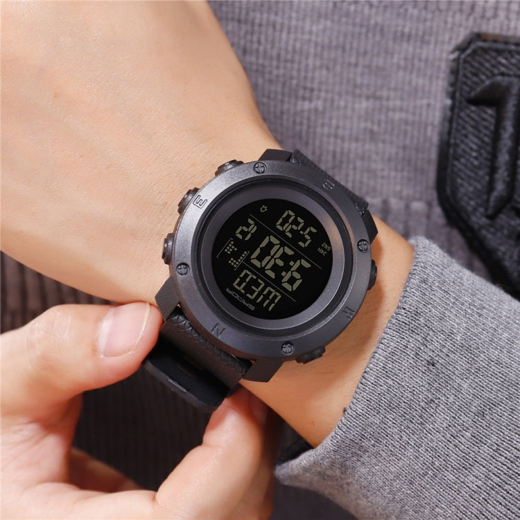 SANDA 361 Fashionable Night Light Sports Children Electronic Watch Multi Functional Personality Night Light Men Waterproof Watch