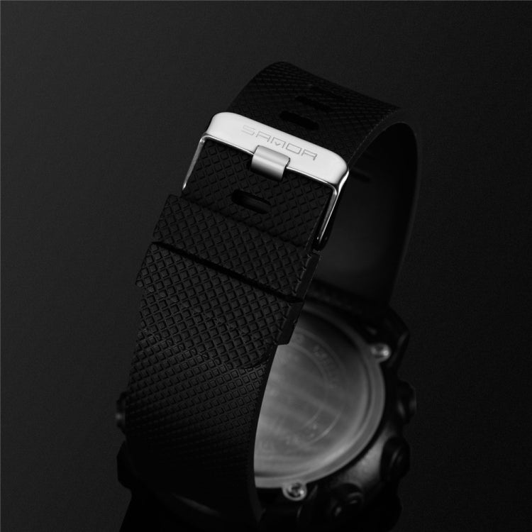 SANDA 361 Fashionable Night Light Sports Children Electronic Watch Multi Functional Personality Night Light Men Waterproof Watch