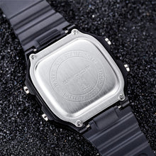 Load image into Gallery viewer, SANDA418 Square Wristwatch Swimming Waterproof Alarm Night light Male Student Watch Simple Fashion Sports Watch